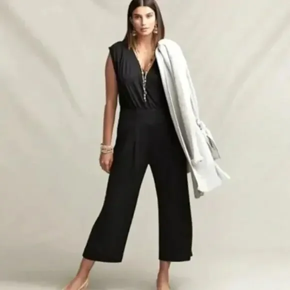 CAbi Downtown Jumpsuit Black Size Small - Picture 2 of 8